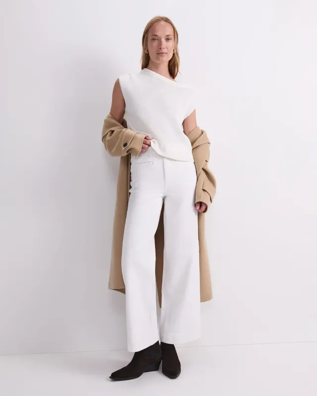 Sportscraft Josie 120224 maglione donna cotone asimmetrico