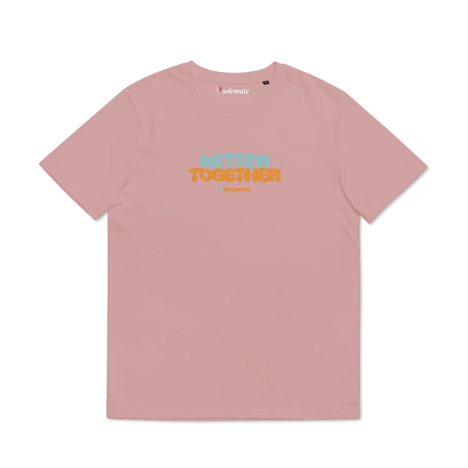 Solemate Better Together maglietta dusty pink cotone bio