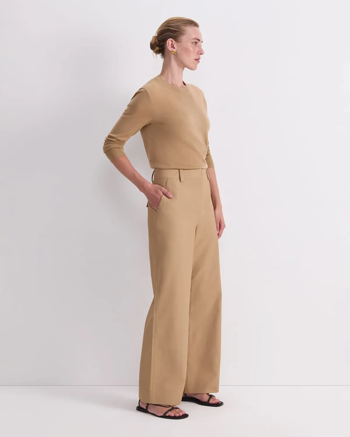 Sportscraft Audrey Wide Leg Pant pantalone donna vita alta