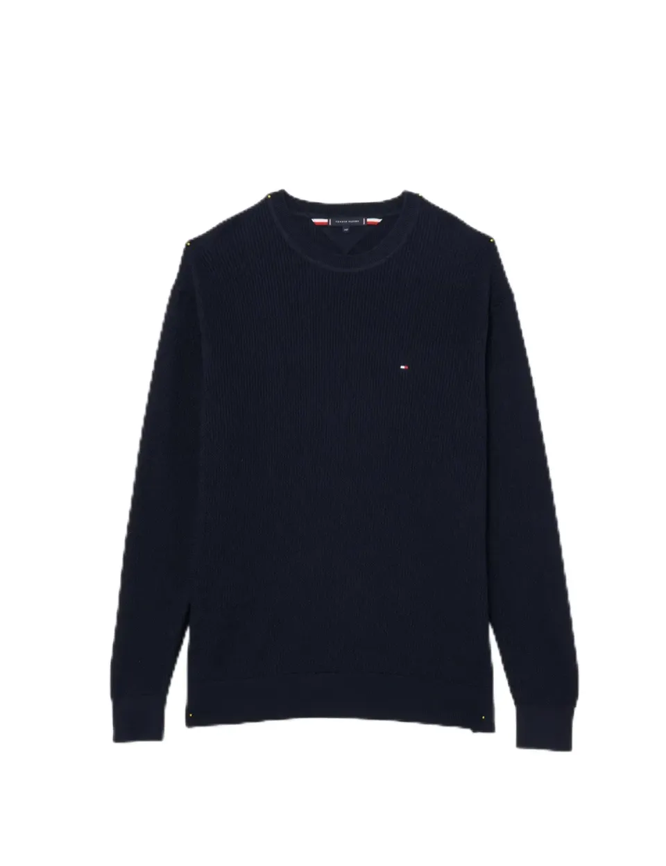 Tommy Hilfiger BT-Structure MW0MW37974 Maglione Blu Girocollo