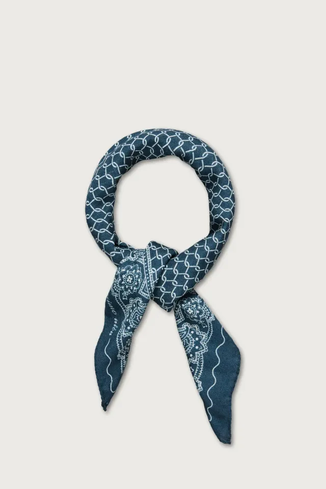 Massimo Alba Bandana sciarpa cashmere laguna