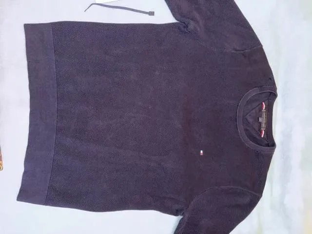 Tommy Hilfiger Essential maglione uomo blu Desert Sky