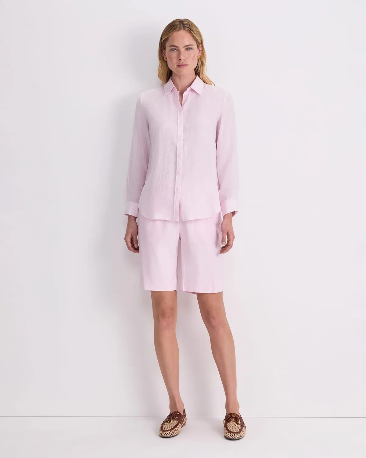Sportscraft Dahlia camicia lino donna manica lunga