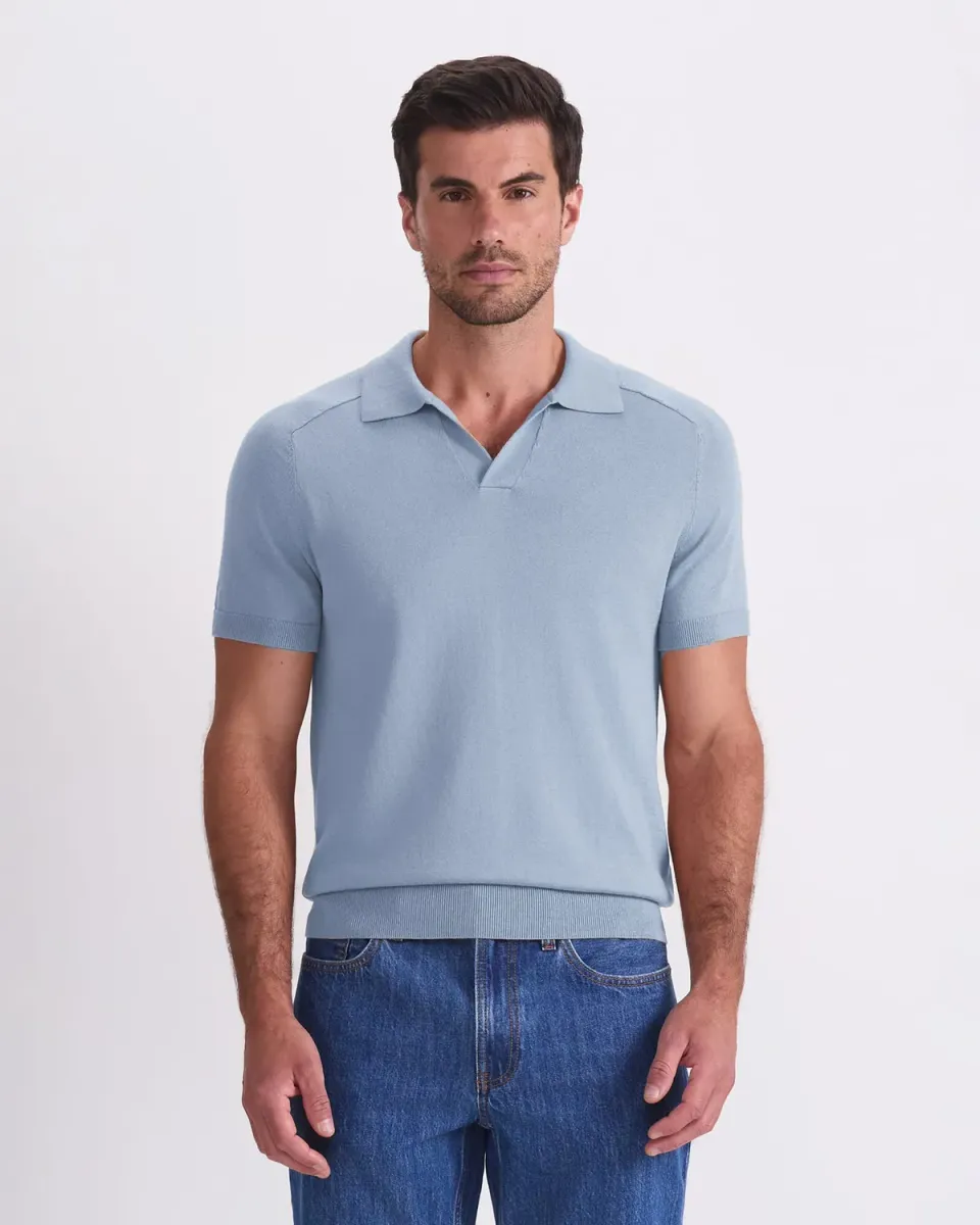 Sportscraft Brookes Polo uomo seta cotone manica corta