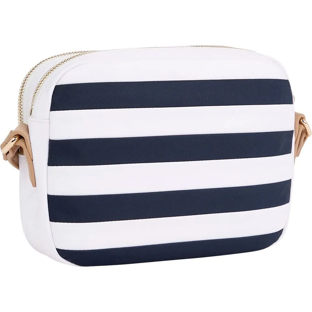 Tommy Poppy Crossover Stripes borsa piccola multicolore righe