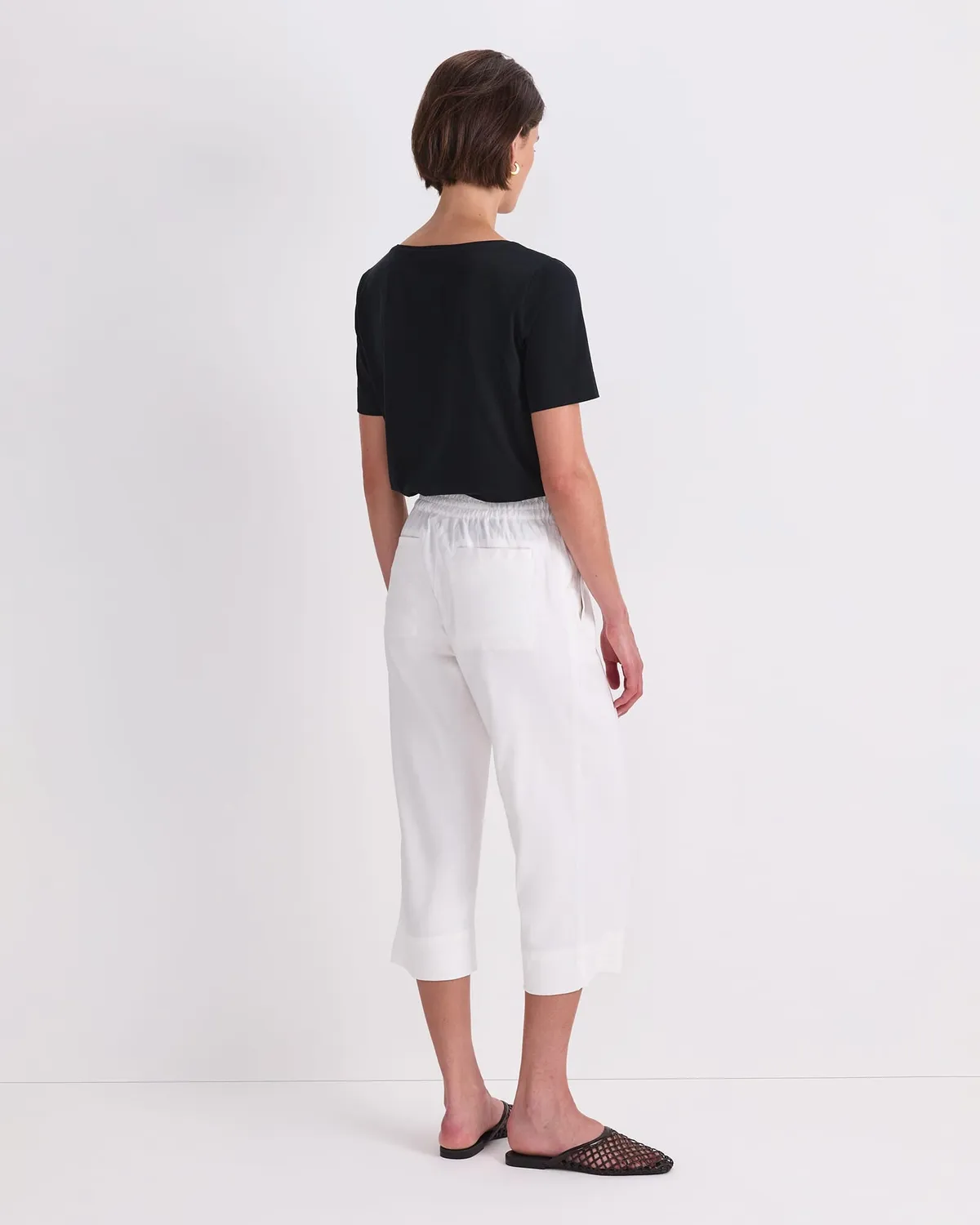 Sportscraft Rosa Crop Linen pantalone donna lino corto