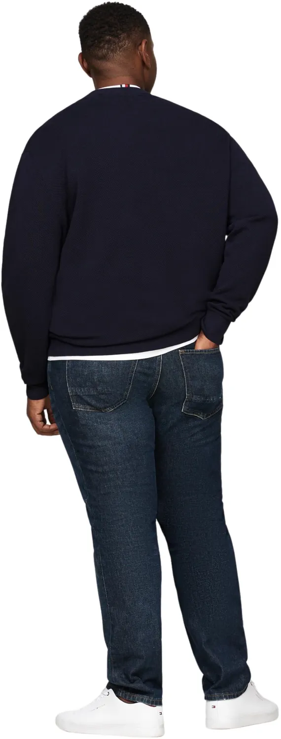 Tommy Hilfiger Essential Structure Maglione Uomo Blu Desert Sky