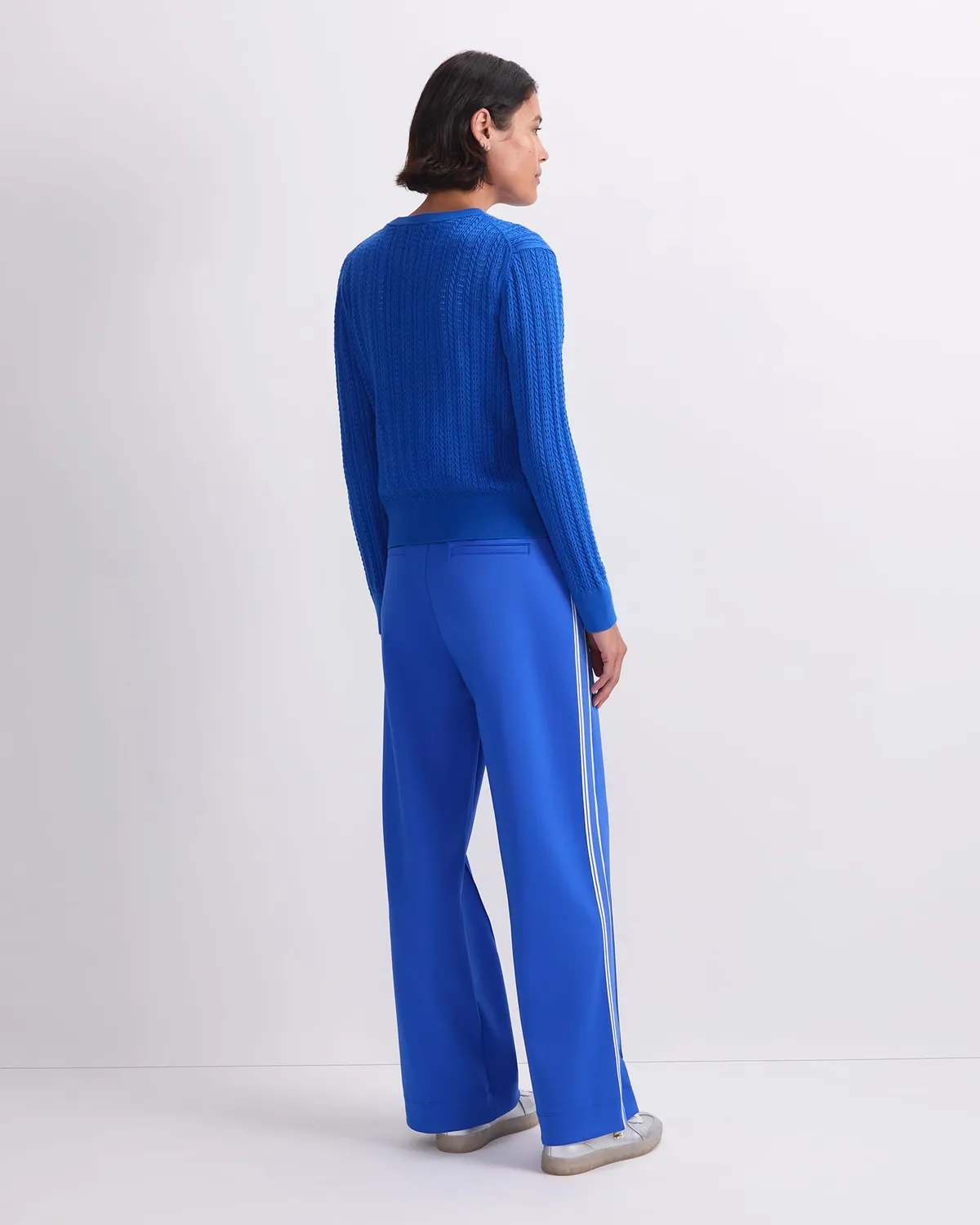 Sportscraft Elka Cable Pointelle cardigan cotone regular