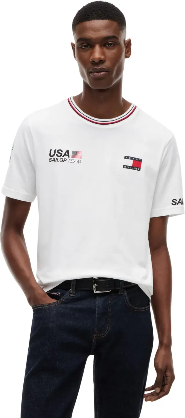 Tommy Hilfiger US SailGP Replica MW0MW44690 maglietta uomo L cotone