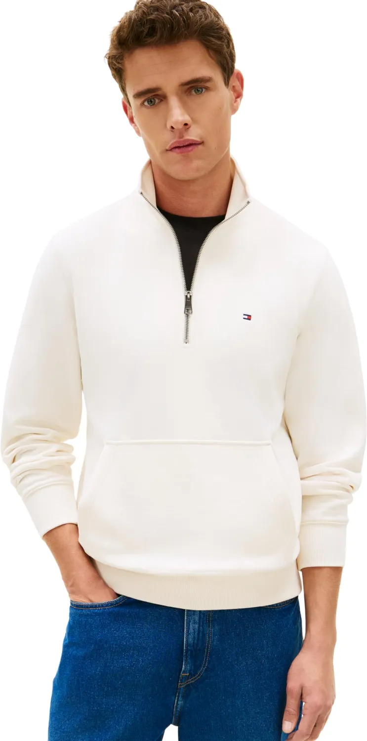 Tommy Hilfiger Essential Terry MW0MW43115 Felpa Mezza Zip