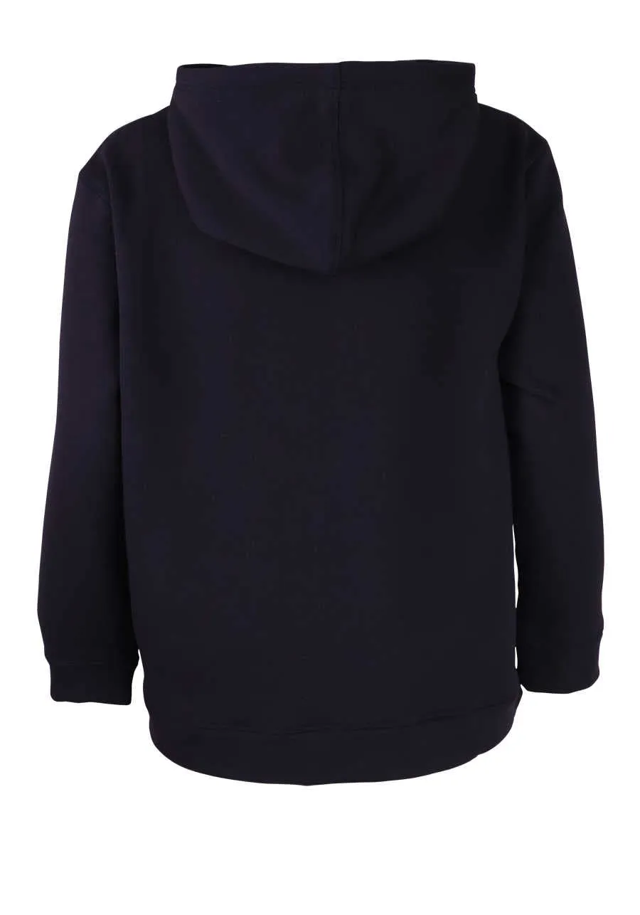 Tommy Hilfiger CRV Regular Hilfiger Hoodie Felpa Donna Misto Cotone