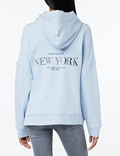Tommy Hilfiger RLX NYC Roundall WW0WW37570 Felpa Donna Cappuccio
