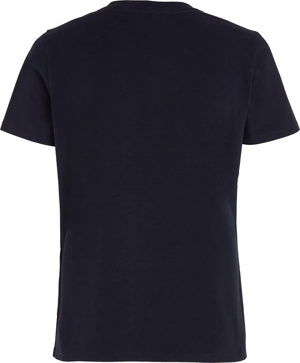Tommy Hilfiger 1985 T-shirt Donna Scollo Rotondo Maniche Corte