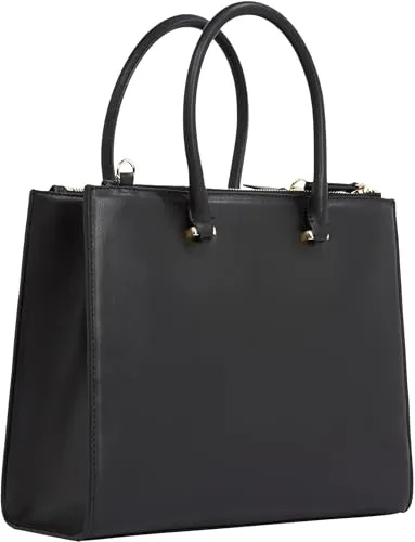 Tommy Hilfiger Eternity Med Tote Bag Zip Nera
