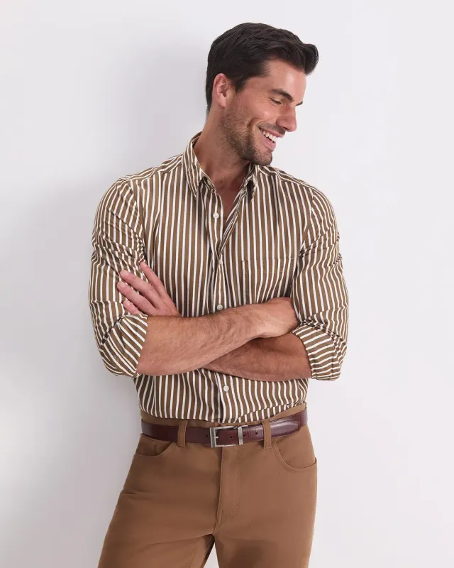 Sportscraft Ryan Stripe camicia uomo cotone a righe