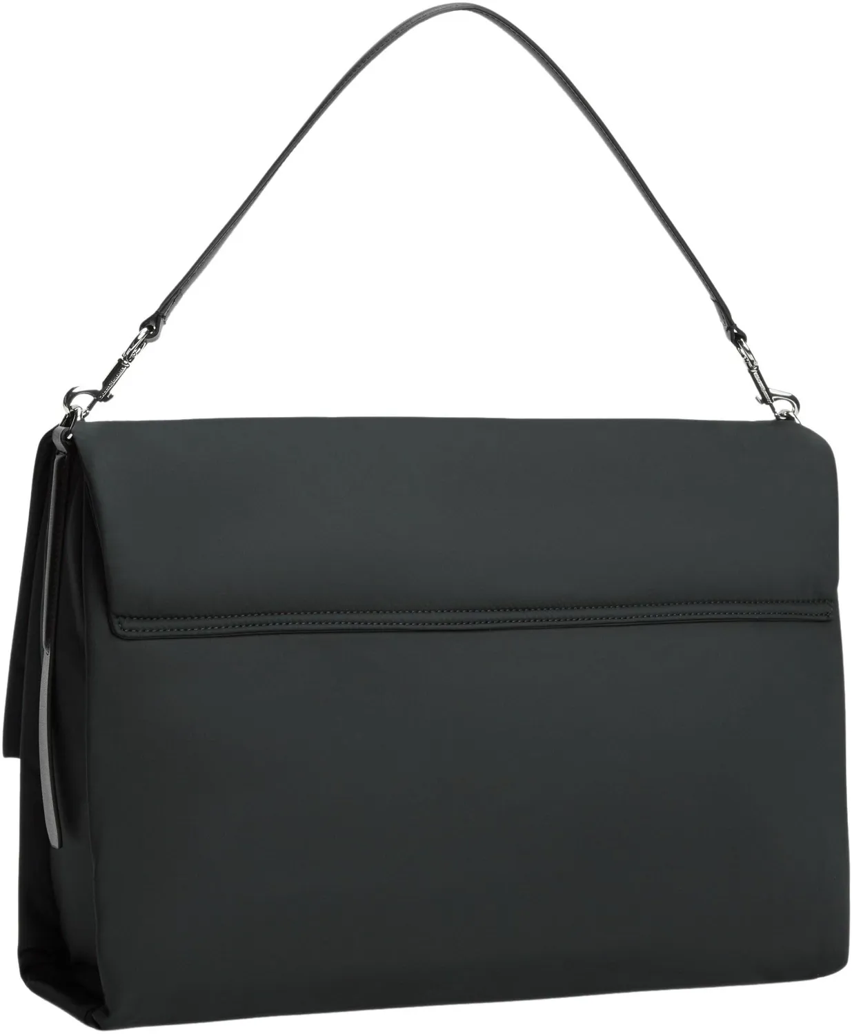 Tommy Hilfiger Elevated Nylon Maxi borsa a spalla nera