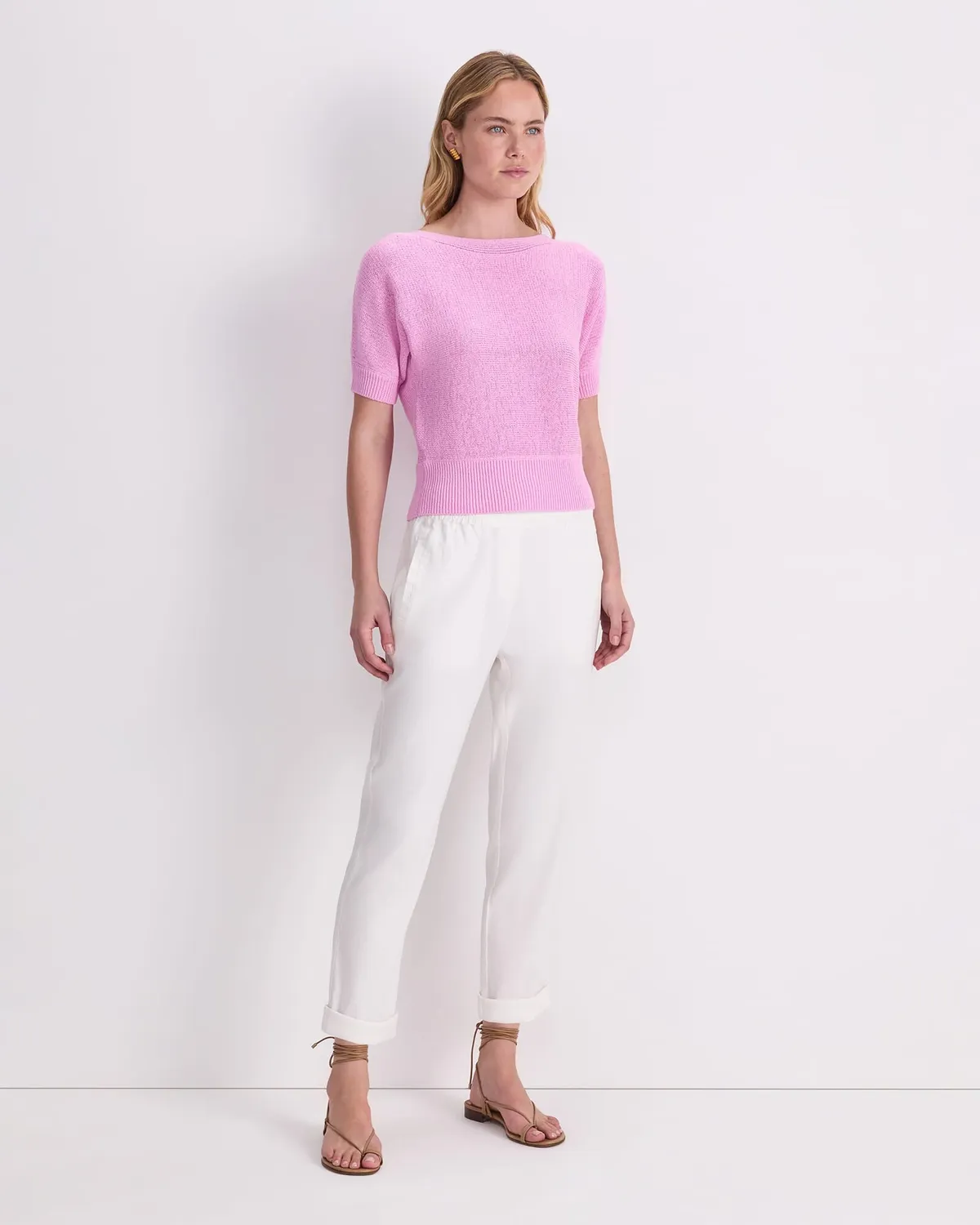 Sportscraft Josie Tape Yarn Batwing maglia donna cotone