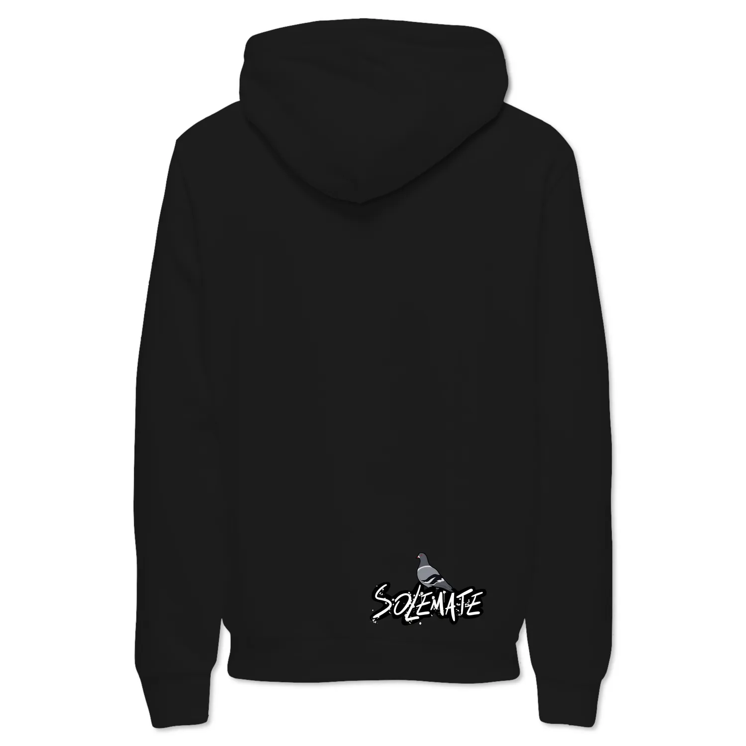 Solemate Pigeons of New York felpa nera cotone bio
