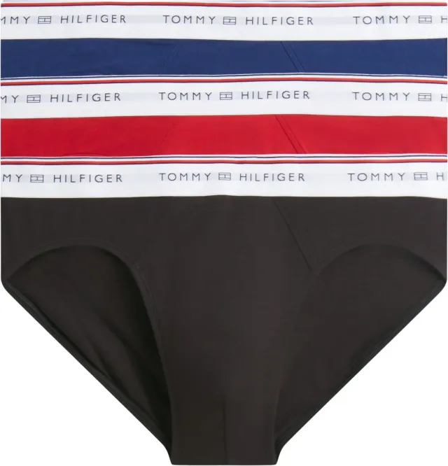 Tommy Hilfiger UM0UM03979 Slip Uomo 3 Pezzi L Cotone