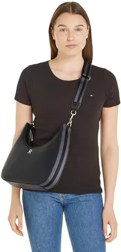 Tommy Hilfiger TH Essential AW0AW15723 borsa tracolla donna nero