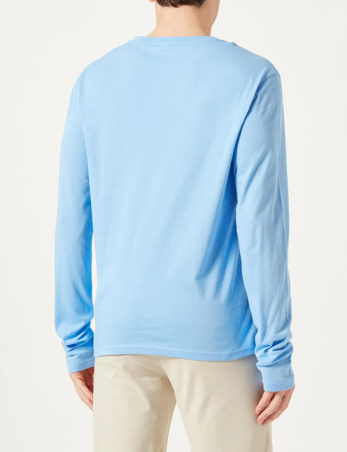 Tommy Hilfiger Cotone Maglietta Maniche Lunghe Uomo 100% Cotone