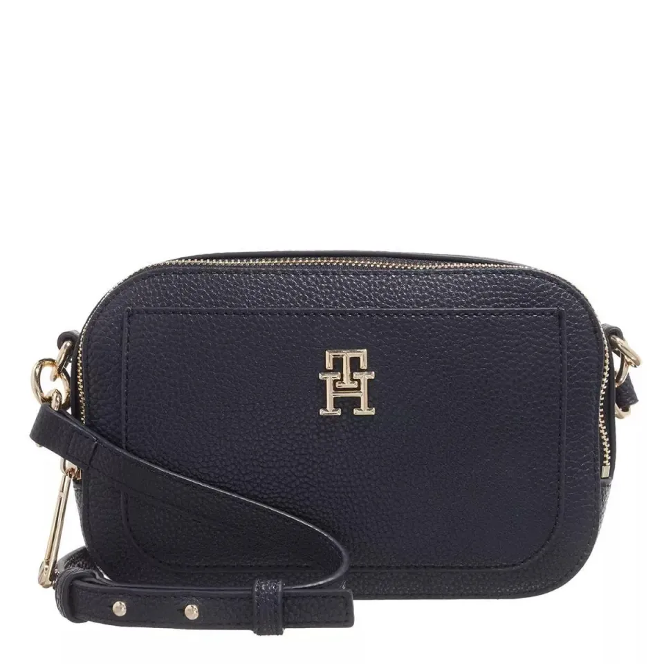 Tommy Hilfiger TH Emblem Camera Bag tracolla blu Space Blue