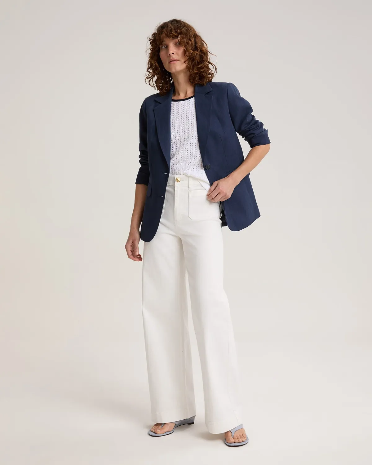 Sportscraft Freya Short blazer donna lino corto