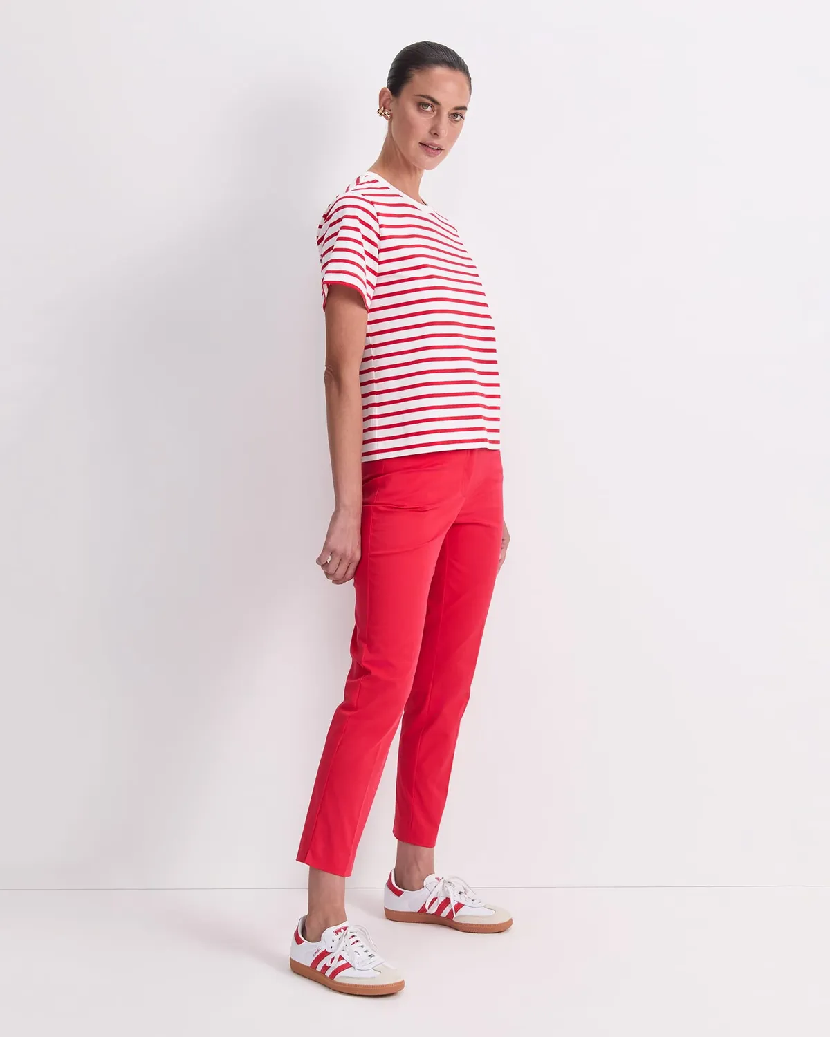 Sportscraft Karly Stripe t-shirt cotone elasticizzato
