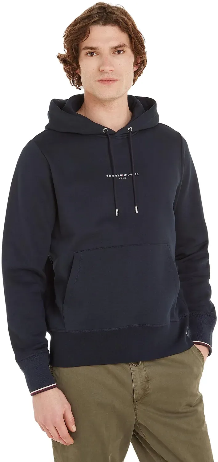 Tommy Hilfiger Felpa con Cappuccio Uomo con Logo