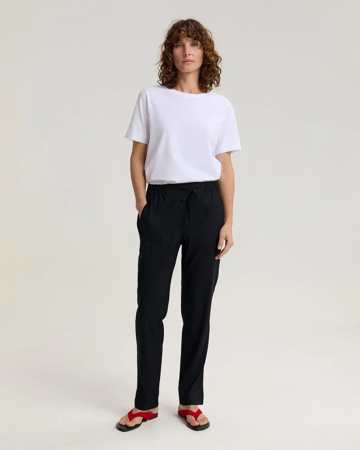 Sportscraft Rosa Linen pantaloni donna lino elasticizzato