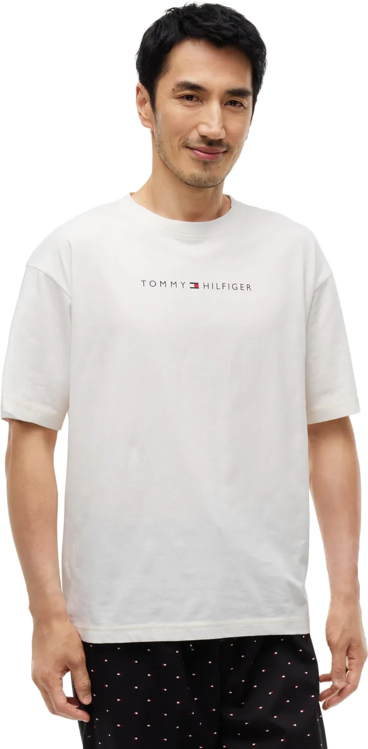 Tommy Hilfiger Logo t-shirt uomo cotone maniche corte