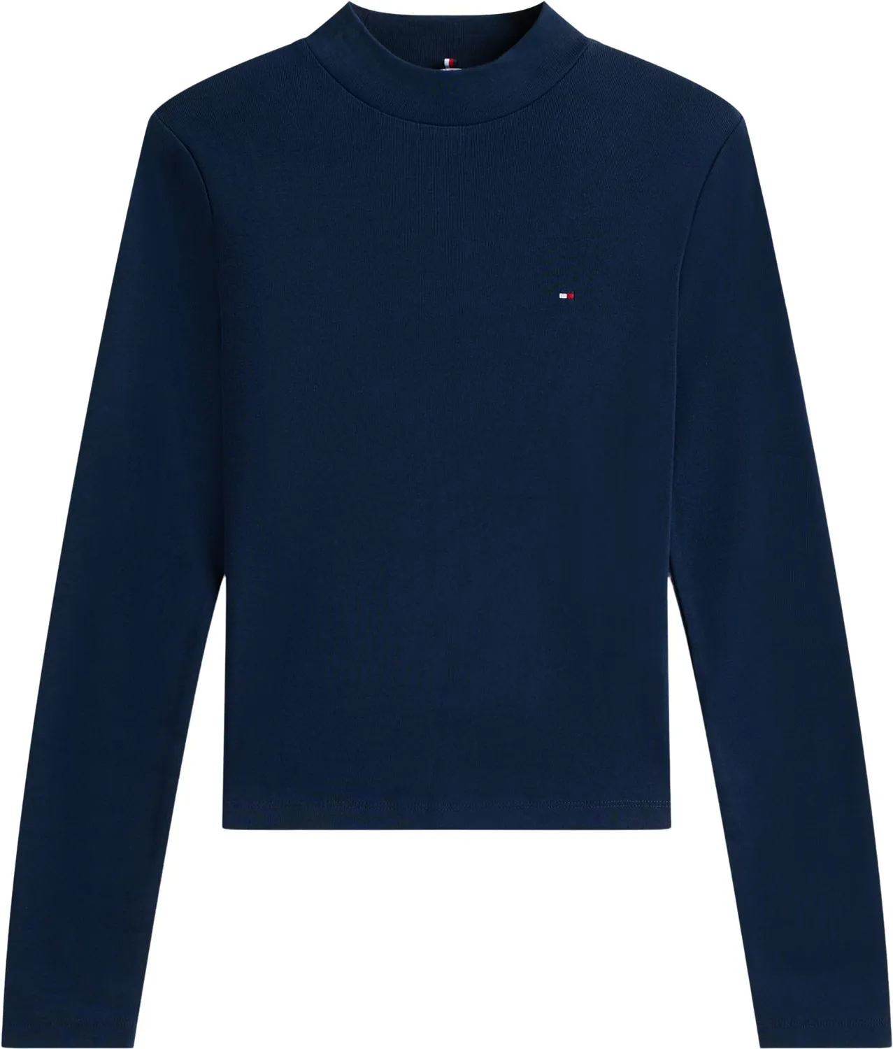 Tommy Hilfiger Slim Cody Mock WW0WW47307 maglia donna nera