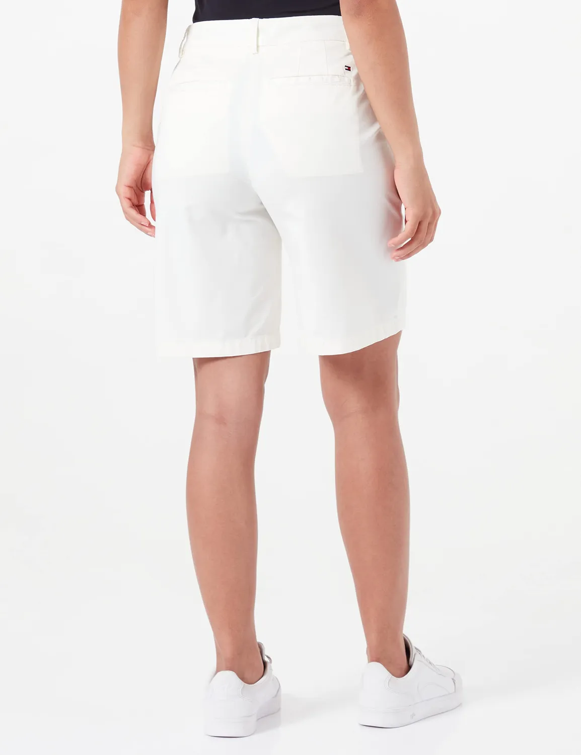 Tommy Hilfiger Mom Fit pantaloncini chino donna ecru 46