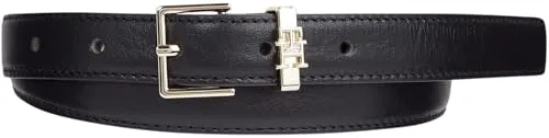Tommy Hilfiger TH Square Cintura Pelle Donna 85 Space Blue