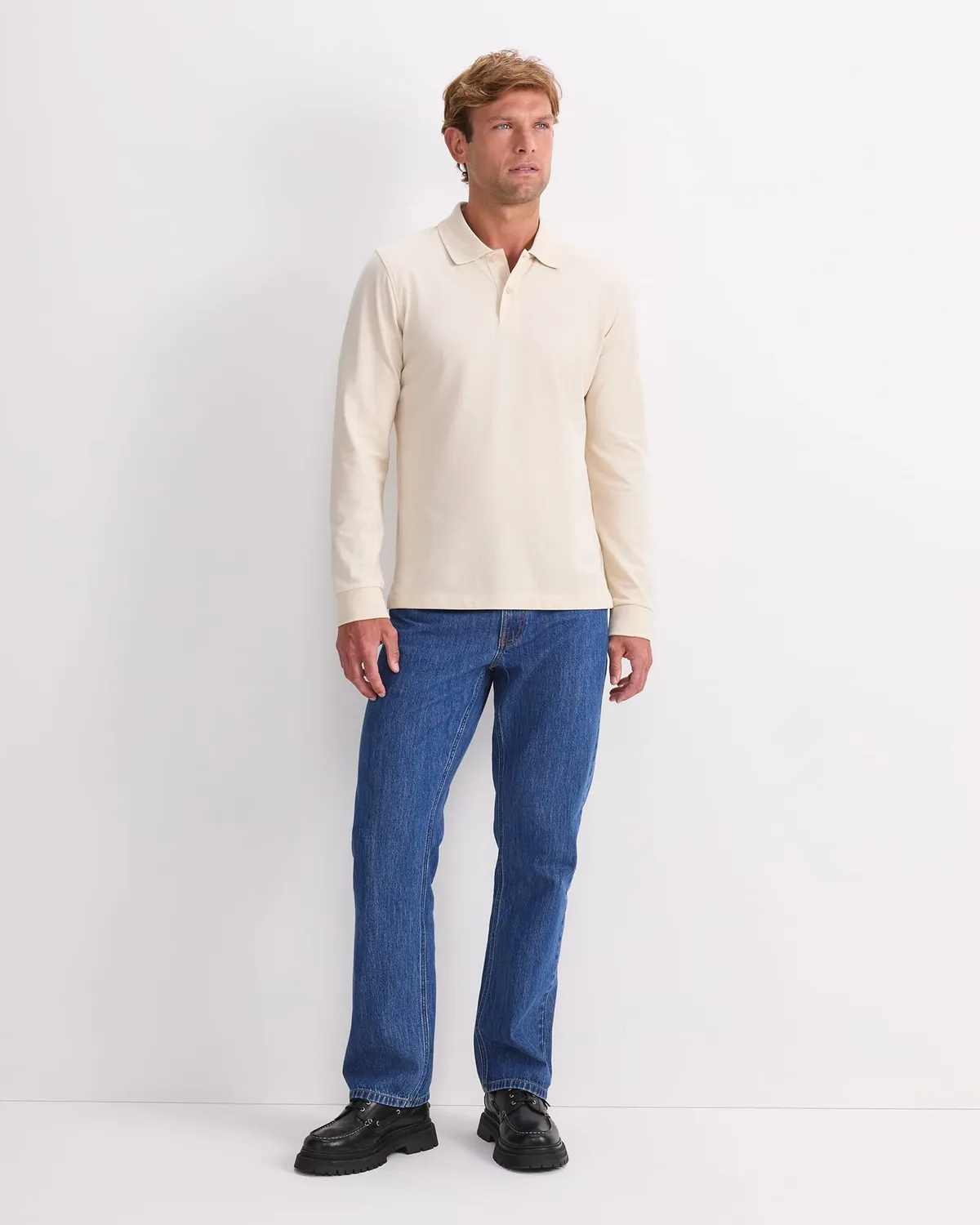 Sportscraft SC Pique Polo 208083 manica lunga cotone