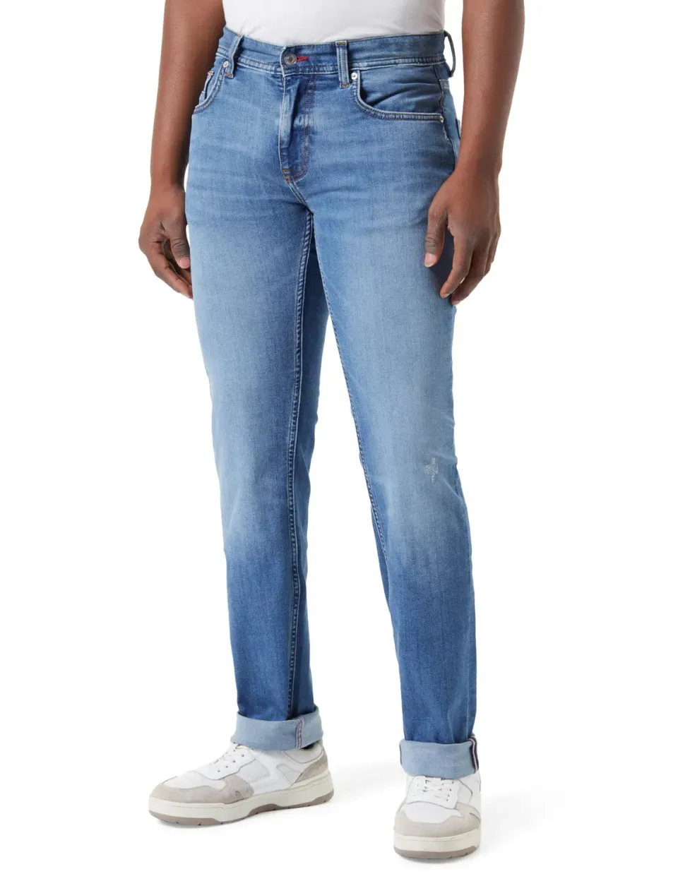 Tommy Hilfiger Denton jeans uomo straight 30W/34L elasticizzato