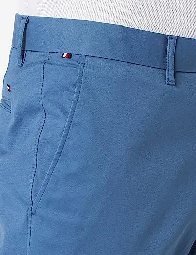Tommy Hilfiger Cotton Chinos pantaloni Blue Coast 33W/28L cotone