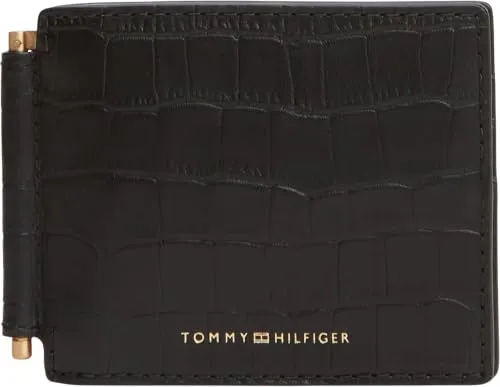 Tommy Hilfiger AM0AM14840 portafoglio slim nero mini