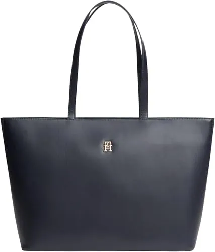Tommy Hilfiger Tote Latam Side Logo Blu Space Blue