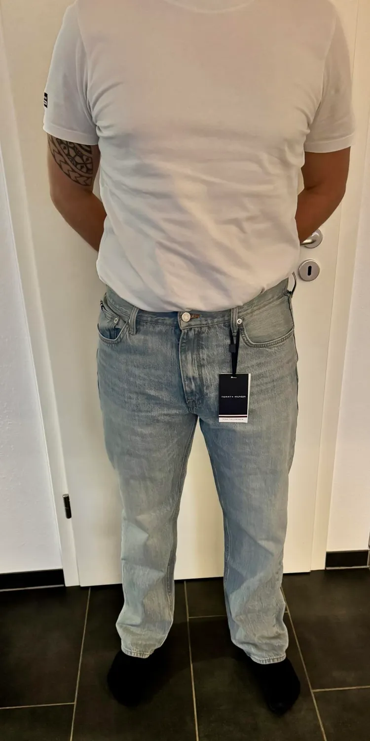 Tommy Hilfiger Dover MW0MW42331 jeans uomo blu 36W/32L