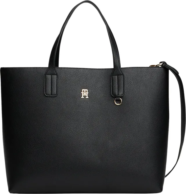 Tommy Hilfiger TH Icon borsa AW0AW18122 satchel nera donna