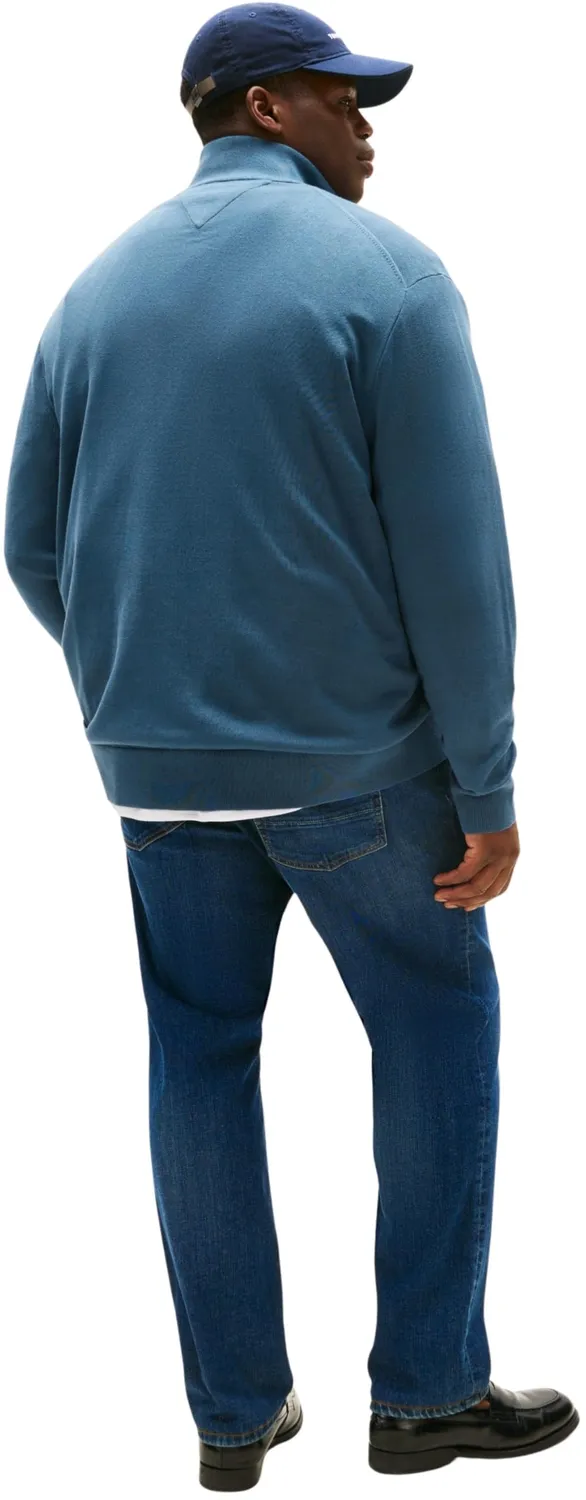 Tommy Hilfiger Essential Cotton Zip maglione uomo con cerniera