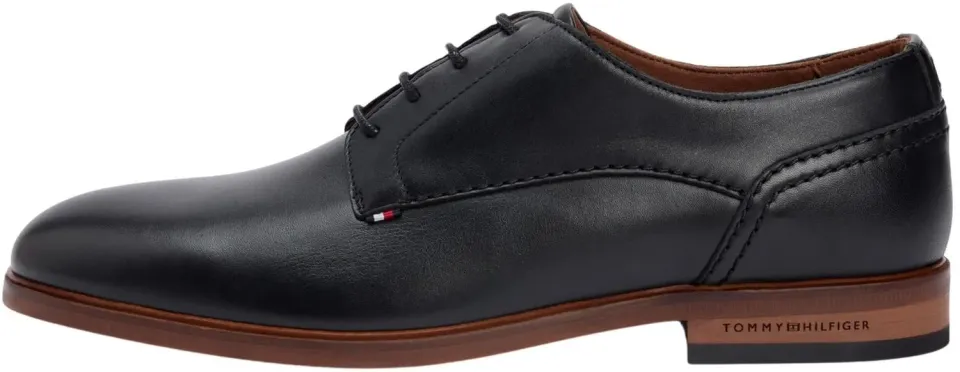 Tommy Hilfiger FM0FM05777 derby uomo nere pelle