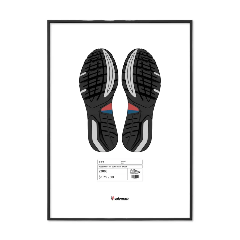 Solemate 992 Footprints stampa 25x35cm carta patinata
