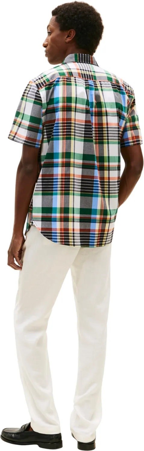Tommy Hilfiger Flex Pop camicia manica corta L quadri