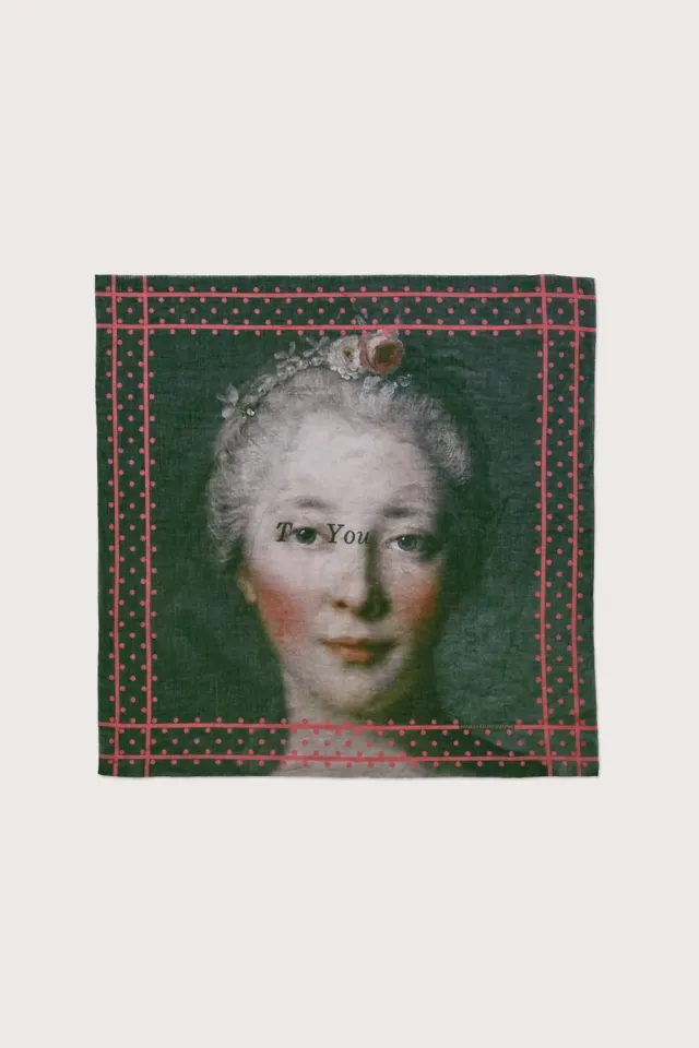Massimo Alba Hanky1 fazzoletto corallo cotone 45x45