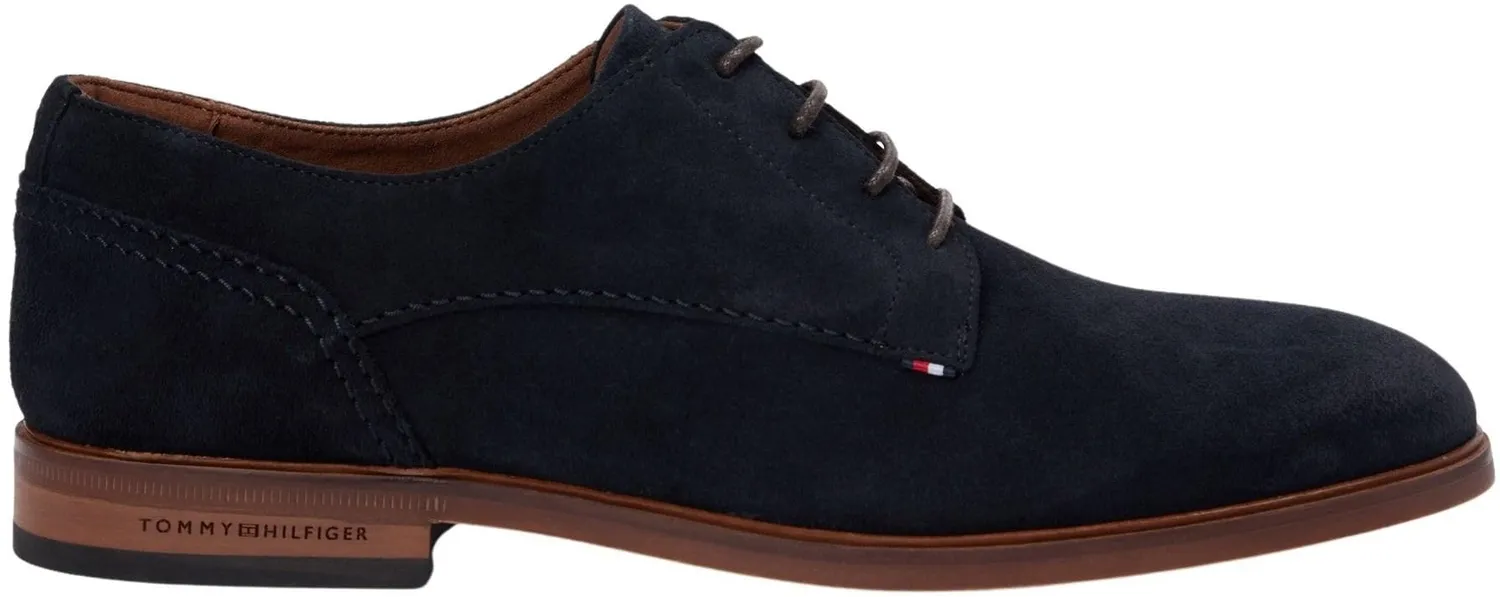 Tommy Hilfiger Suede FM0FM05776 derby uomo camoscio