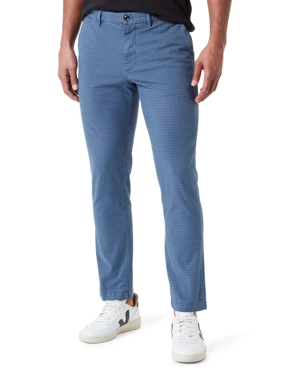 Tommy Hilfiger Denton chino straight uomo blu Aegean Sea