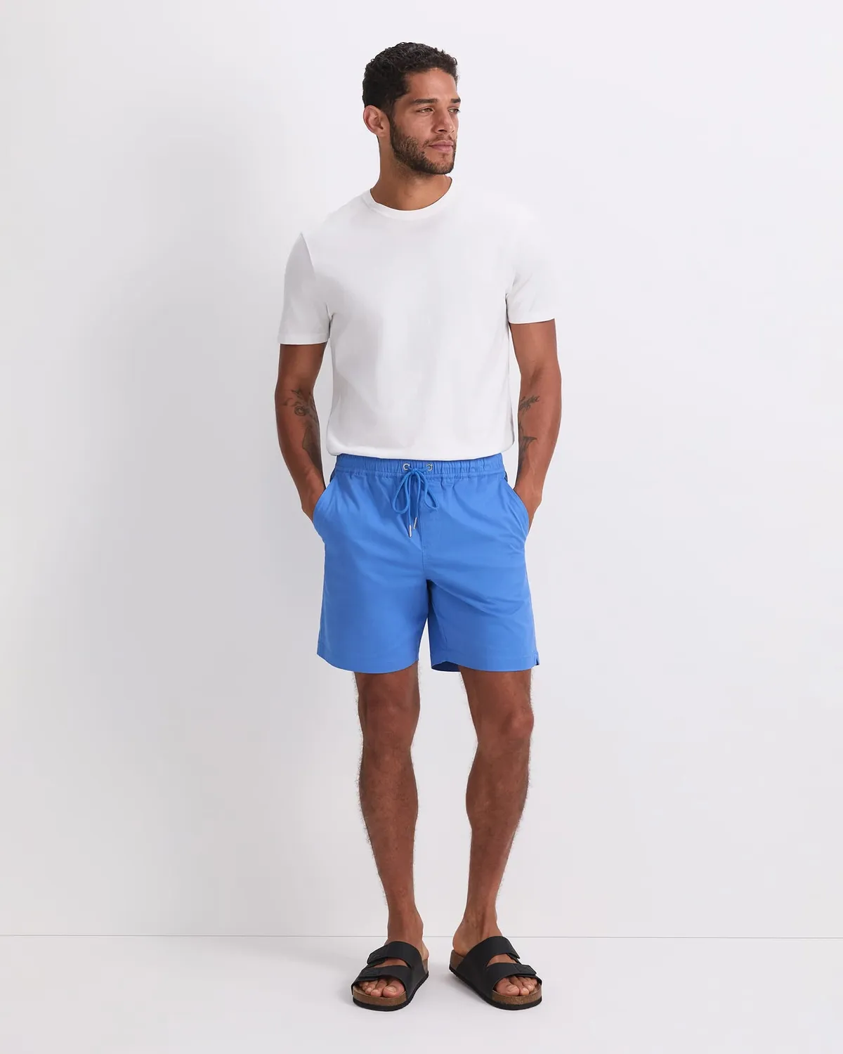 Sportscraft Milson Volley Shorts Uomo Cotone Elasticizzato