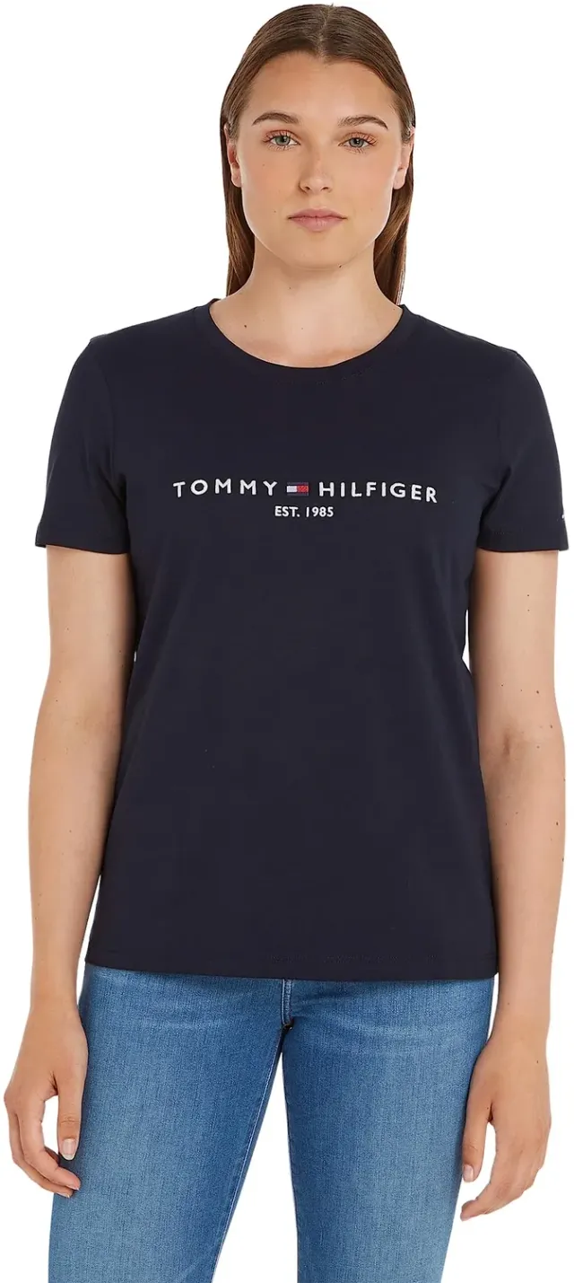 Tommy Hilfiger New Crew Neck Tee Slim Fit t-shirt donna